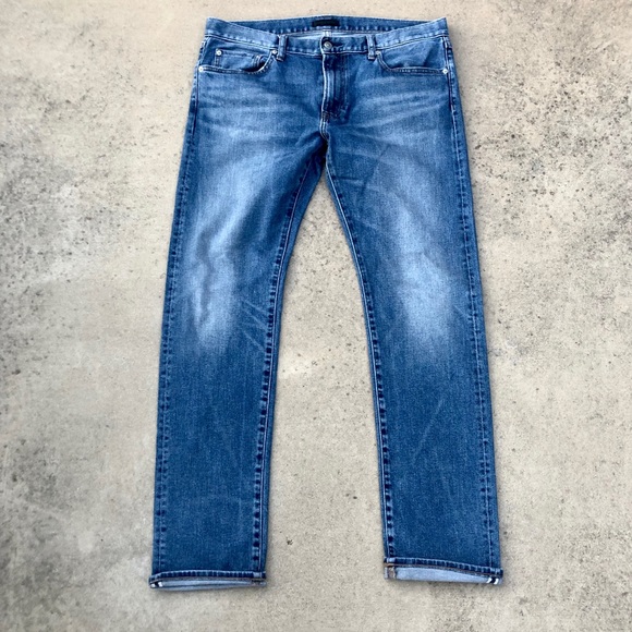 uniqlo selvedge fade